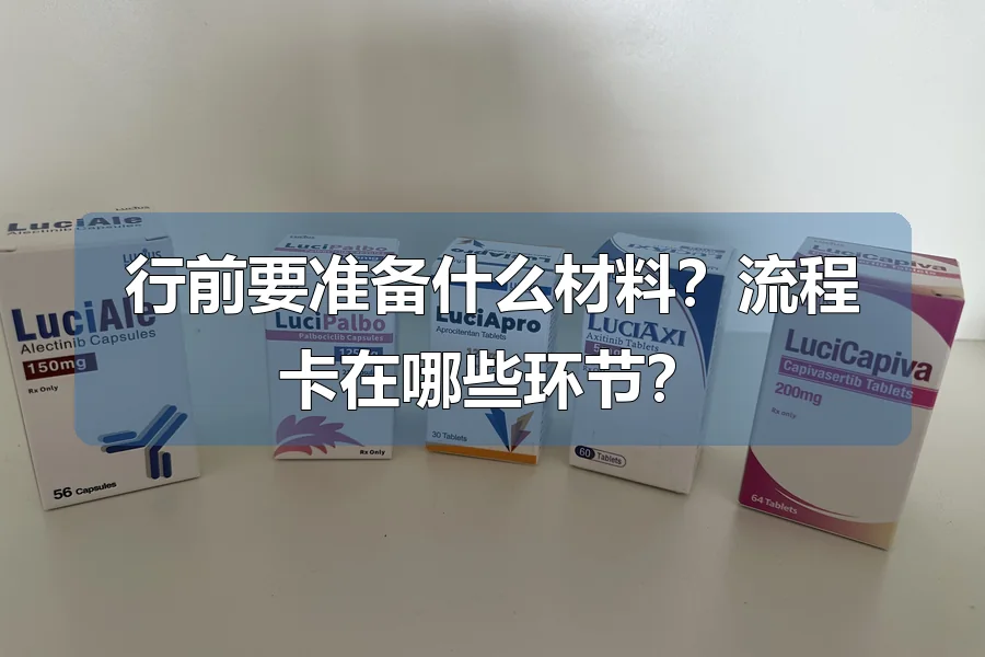 行前要准备什么材料？流程卡在哪些环节？